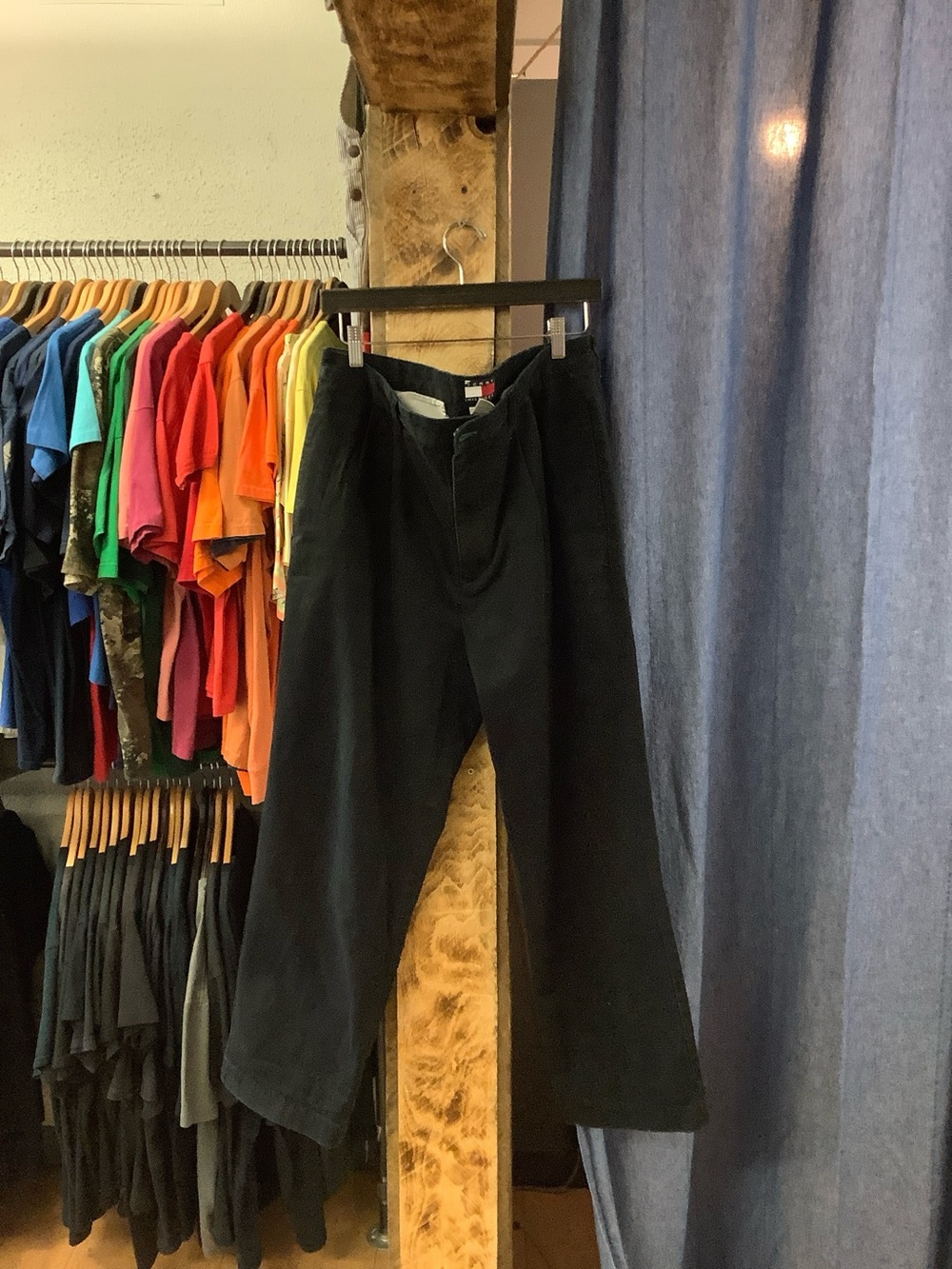 Vintage Tommy Hilfiger Black Pleated Pants